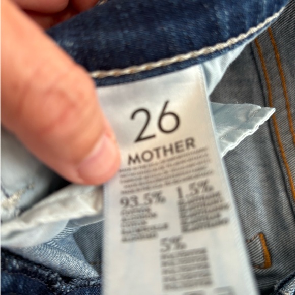 Mother Denim Skinny Jeans Size 26 Blue Mid Rise Stretch - Picture 3 of 7